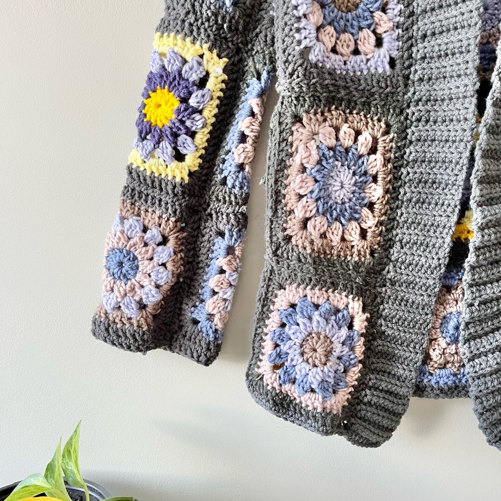 PATCHWORK CARDIGAN - Picture 4 of 4